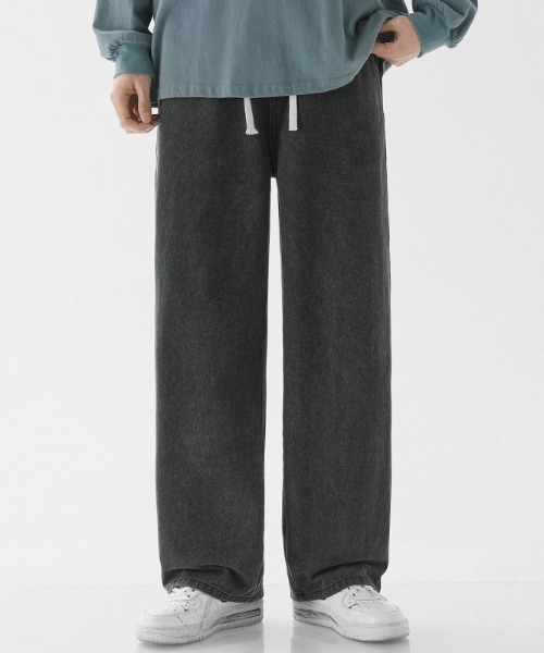 REBALANCE（リバランス）の「ルーズストレートデニムパンツ（デニムパンツ・メンズ・E/D/B/A/C/G/F・MEDIUM/X-LARGE/LARGE）」の2枚目の写真