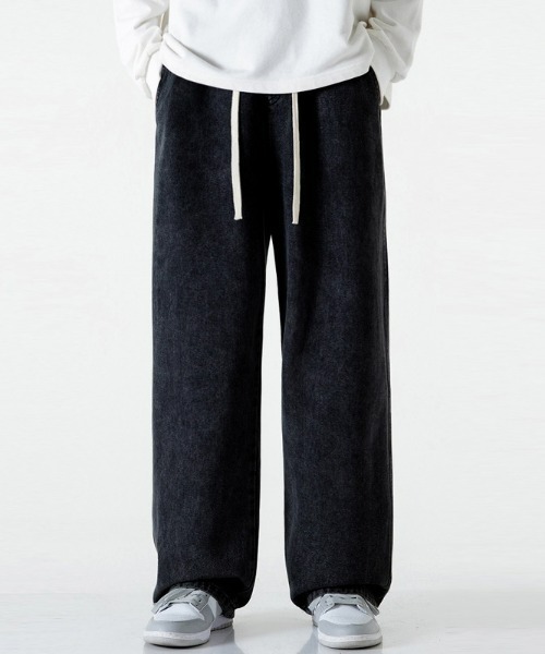 REBALANCE（リバランス）の「ルーズストレートデニムパンツ（デニムパンツ・メンズ・E/D/B/A/C/G/F・MEDIUM/X-LARGE/LARGE）」の3枚目の写真
