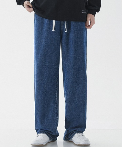 REBALANCE（リバランス）の「ルーズストレートデニムパンツ（デニムパンツ・メンズ・E/D/B/A/C/G/F・MEDIUM/X-LARGE/LARGE）」の6枚目の写真