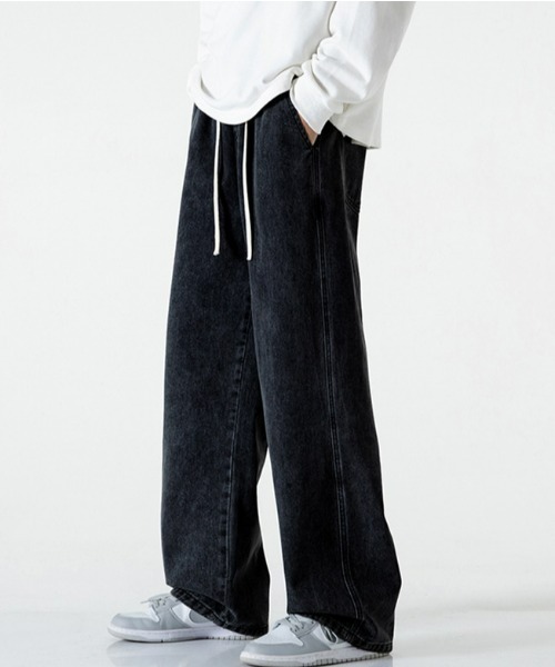 REBALANCE（リバランス）の「ルーズストレートデニムパンツ（デニムパンツ・メンズ・E/D/B/A/C/G/F・MEDIUM/X-LARGE/LARGE）」の11枚目の写真