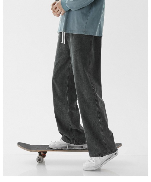 REBALANCE（リバランス）の「ルーズストレートデニムパンツ（デニムパンツ・メンズ・E/D/B/A/C/G/F・MEDIUM/X-LARGE/LARGE）」の21枚目の写真