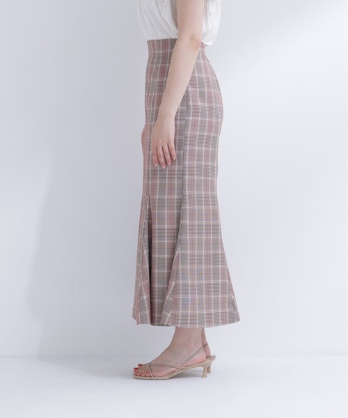 NATURAL BEAUTY BASIC（ナチュラルビューティーベーシック）の「ヘム切替マーメイドスカート（スカート・レディース・レッド系その他2・SMALL/MEDIUM/P/S）」の15枚目の写真