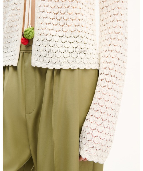KENZO(ケンゾー)の「'KENZO Apple Pop' クロシェ カーディガン(カーディガン/ボレロ・レディース・ホワイト系その他・X-SMALL/MEDIUM/SMALL)」の4枚目の写真