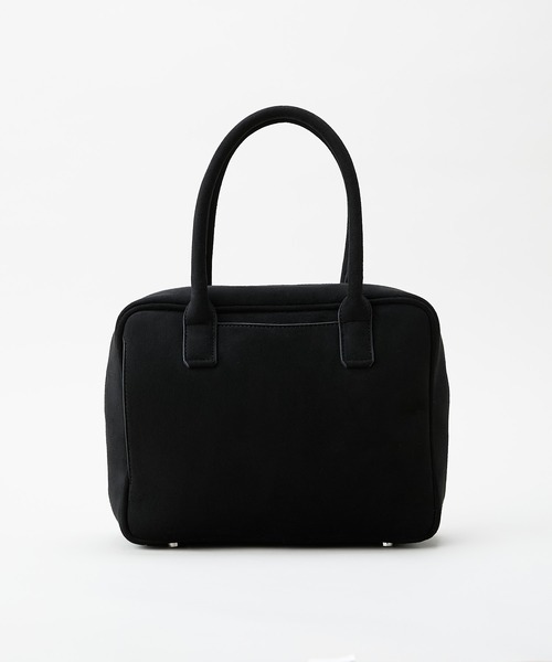 LE VERNIS(ル・ベルニ)の「LE VERNIS(ル・ベルニ)Suede boston bag(ボストンバッグ・レディース・ベージュ/ブラック・FREE)」の14枚目の写真