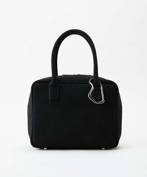 LE VERNIS(ル・ベルニ)の「LE VERNIS(ル・ベルニ)Suede boston bag(ボストンバッグ・レディース・ベージュ/ブラック・FREE)」の6枚目の写真