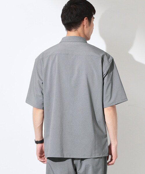 THE SHOP TK (ザ ショップ ティーケー )の「クールウェザー 半袖シャツ 接触冷感/洗濯機OK/セットアップ可(シャツ/ブラウス・メンズ・ライトベージュ/ライトグレー/チャコールグレー・04/03/02)」の22枚目の写真