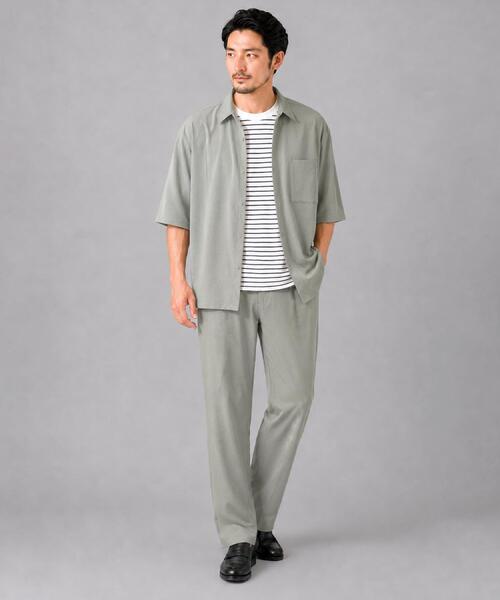 THE SHOP TK (ザ ショップ ティーケー )の「クールウェザー 半袖シャツ 接触冷感/洗濯機OK/セットアップ可(シャツ/ブラウス・メンズ・ライトベージュ/ライトグレー/チャコールグレー・04/03/02)」の16枚目の写真