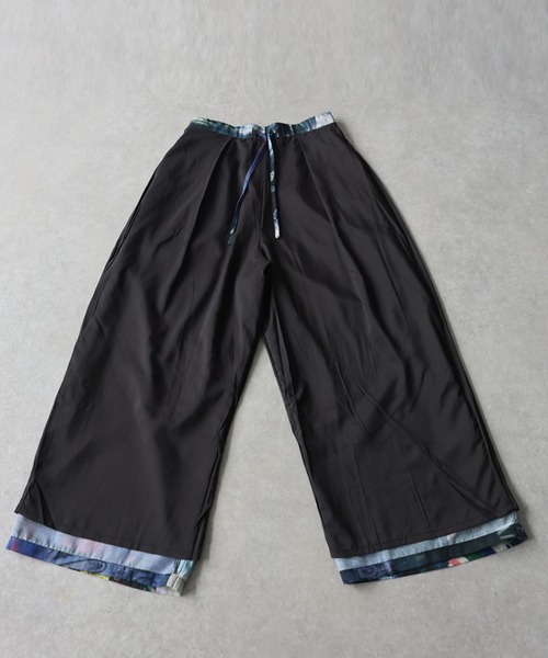 antiqua（アンティカ）の「配色プリント ロング ワイドパンツ（その他パンツ・レディース・その他・MEDIUM/LARGE）」の11枚目の写真