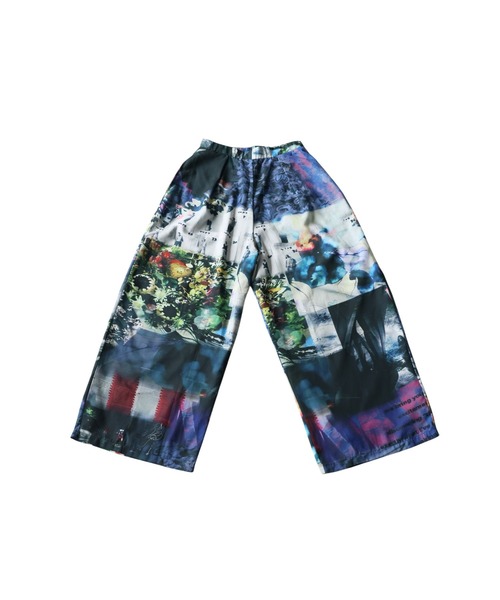 antiqua（アンティカ）の「配色プリント ロング ワイドパンツ（その他パンツ・レディース・その他・MEDIUM/LARGE）」の2枚目の写真
