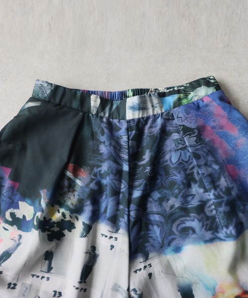 antiqua（アンティカ）の「配色プリント ロング ワイドパンツ（その他パンツ・レディース・その他・MEDIUM/LARGE）」の14枚目の写真