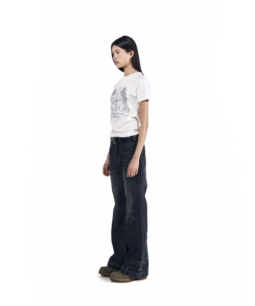 AAKAM（アーカム）の「Cross Wing Half Top (White)（Tシャツ/カットソー・レディース・その他・1/2/3）」の6枚目の写真