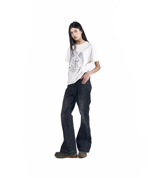 AAKAM（アーカム）の「Cross Wing Half Top (White)（Tシャツ/カットソー・レディース・その他・1/2/3）」の10枚目の写真