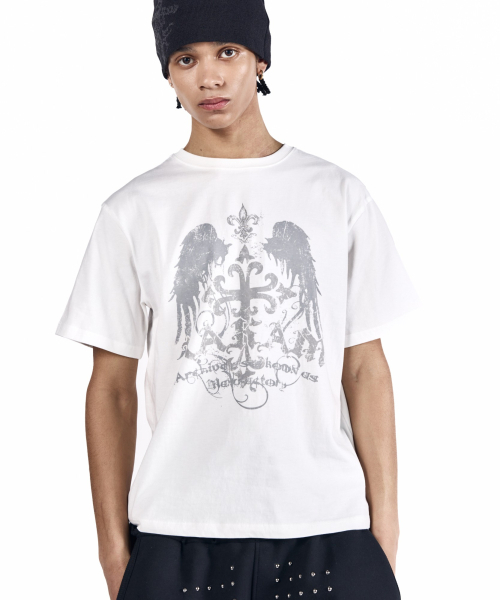 AAKAM（アーカム）の「Cross Wing Half Top (White)（Tシャツ/カットソー・レディース・その他・1/2/3）」の15枚目の写真