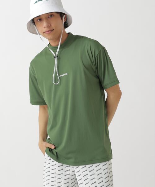 Jack Bunny!!（ジャックバニー）の「【Jack Bunny!!】サライテック半袖モックネックカットソー（Tシャツ/カットソー・メンズ・ブラック/カーキ・X-LARGE/MEDIUM/LARGE）」の18枚目の写真