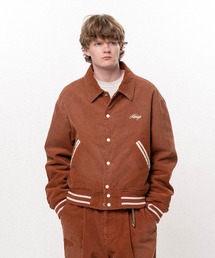 KAMIYA（カミヤ）の「"GREATNESS ACT-COOL" Embroidered Sun Faded Varsity Jacket（ブルゾン）」