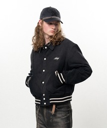 KAMIYA（カミヤ）の「"GREATNESS ACT-COOL" Embroidered Sun Faded Varsity Jacket（ブルゾン）」