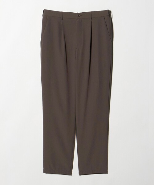 UNITED ARROWS(ユナイテッドアローズ)の「DotAir ドットエア 1プリーツ テーパード パンツ 吸水速乾 タテストレッチ(スラックス・メンズ・ダークブラウン/ブラック・L/XL/M/S)」の15枚目の写真