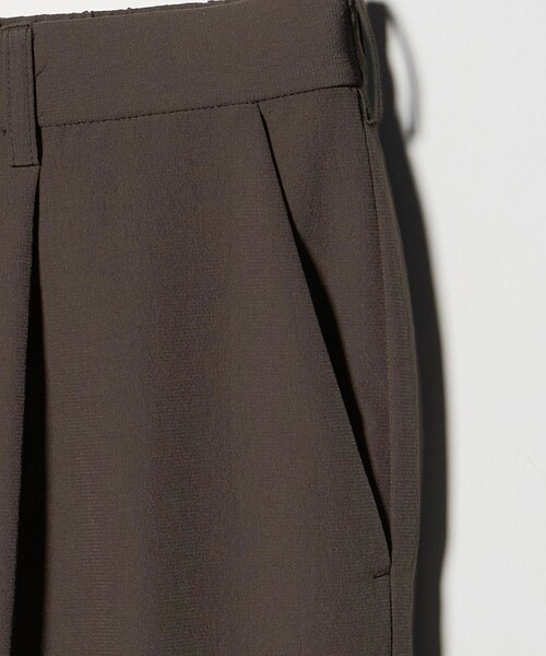 UNITED ARROWS(ユナイテッドアローズ)の「DotAir ドットエア 1プリーツ テーパード パンツ 吸水速乾 タテストレッチ(スラックス・メンズ・ダークブラウン/ブラック・L/XL/M/S)」の19枚目の写真