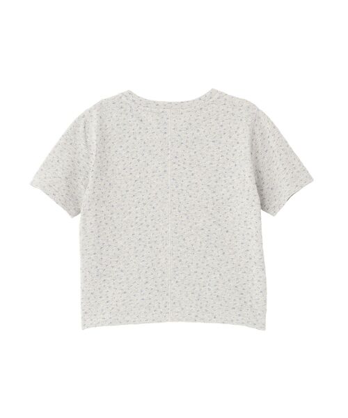 earth music&ecology(アースミュージックアンドエコロジー)の「アイレットミニ裏毛Tシャツ(Tシャツ/カットソー・レディース・ネイビー/オフホワイト/杢グレー・FREE)」の9枚目の写真