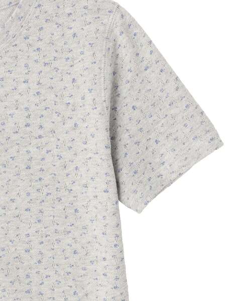 earth music&ecology(アースミュージックアンドエコロジー)の「アイレットミニ裏毛Tシャツ(Tシャツ/カットソー・レディース・ネイビー/オフホワイト/杢グレー・FREE)」の11枚目の写真
