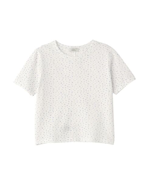 earth music&ecology(アースミュージックアンドエコロジー)の「アイレットミニ裏毛Tシャツ(Tシャツ/カットソー・レディース・ネイビー/オフホワイト/杢グレー・FREE)」の15枚目の写真