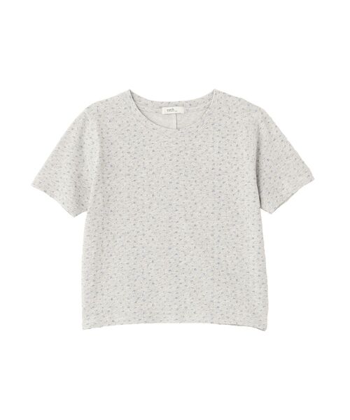 earth music&ecology(アースミュージックアンドエコロジー)の「アイレットミニ裏毛Tシャツ(Tシャツ/カットソー・レディース・ネイビー/オフホワイト/杢グレー・FREE)」の22枚目の写真