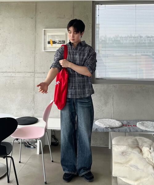 DNSR(ディーエヌエスアール)の「ライトサマーチェックシャツ ネイビー(シャツ/ブラウス・メンズ・その他・MEDIUM/LARGE/X-LARGE/SMALL)」の18枚目の写真
