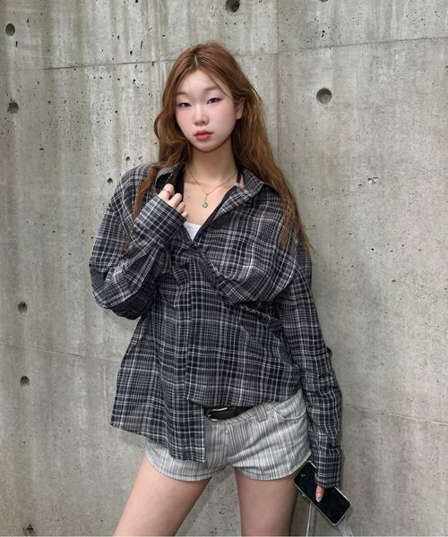 DNSR(ディーエヌエスアール)の「ライトサマーチェックシャツ ネイビー(シャツ/ブラウス・メンズ・その他・MEDIUM/LARGE/X-LARGE/SMALL)」の22枚目の写真