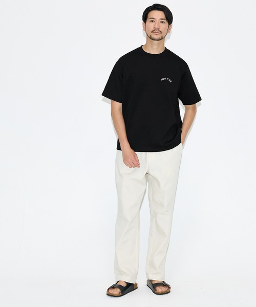 coca(coca)(コカ)の「\速乾・UVカット/ライトライトソフトジャージー胸刺繍半袖Tシャツ(Tシャツ/カットソー・メンズ・ホワイト/ブラック・XL/M/L)」の8枚目の写真