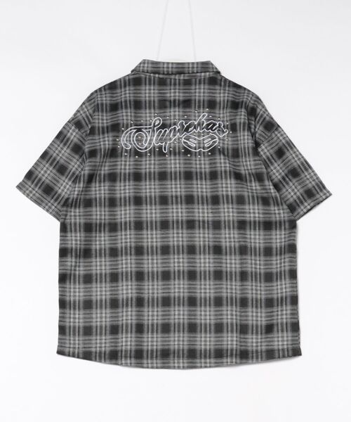 SPINNS(スピンズ)の「オンブレチェックシャツ/半袖/パールストリートロゴ(シャツ/ブラウス・メンズ・ブラック・ONESIZE)」の9枚目の写真