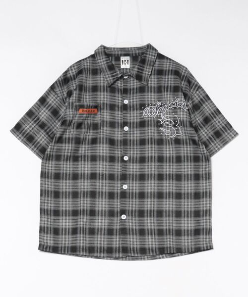 SPINNS(スピンズ)の「オンブレチェックシャツ/半袖/パールストリートロゴ(シャツ/ブラウス・メンズ・ブラック・ONESIZE)」の8枚目の写真