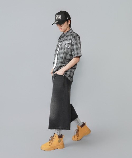 SPINNS(スピンズ)の「オンブレチェックシャツ/半袖/パールストリートロゴ(シャツ/ブラウス・メンズ・ブラック・ONESIZE)」の11枚目の写真
