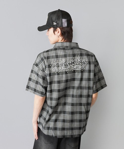 SPINNS(スピンズ)の「オンブレチェックシャツ/半袖/パールストリートロゴ(シャツ/ブラウス・メンズ・ブラック・ONESIZE)」の14枚目の写真
