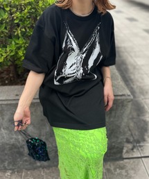 mi via loca（ミヴィアロカ）の「Vintageライク キャミプリントTワンピ（ワンピース）」