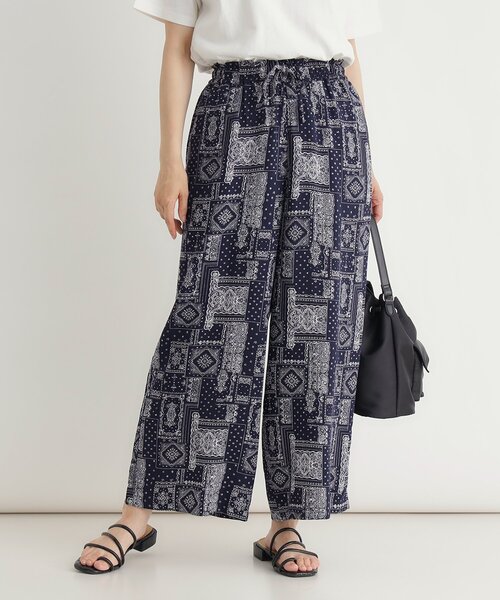 HONEYSUCKLE ROSE(ハニーサックルローズ)の「ペイズリー柄イージーパンツ(その他パンツ・レディース・ダークブラウン系/ネイビー系・05/04)」の16枚目の写真