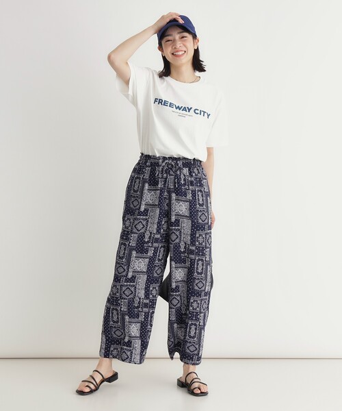 HONEYSUCKLE ROSE(ハニーサックルローズ)の「ペイズリー柄イージーパンツ(その他パンツ・レディース・ダークブラウン系/ネイビー系・05/04)」の19枚目の写真