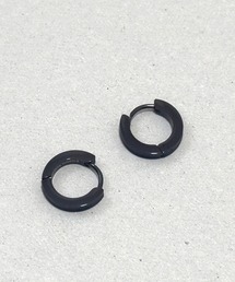 KISHOKACHI 希少価値 フラットサークルデザインステンレスクリッカーピアス