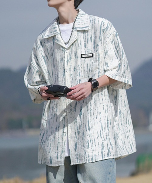 KELVIN(ケルヴァン)の「Wood Wash Shirt ウッドウォッシュシャツ(シャツ/ブラウス・メンズ・グレー/ブルー・LARGE/MEDIUM)」の17枚目の写真