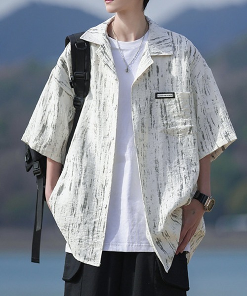 KELVIN(ケルヴァン)の「Wood Wash Shirt ウッドウォッシュシャツ(シャツ/ブラウス・メンズ・グレー/ブルー・LARGE/MEDIUM)」の14枚目の写真