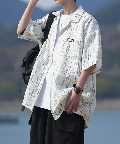 KELVIN(ケルヴァン)の「Wood Wash Shirt ウッドウォッシュシャツ(シャツ/ブラウス・メンズ・グレー/ブルー・LARGE/MEDIUM)」の15枚目の写真