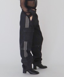 adidas Originals（アディダスオリジナルス）の「【adidas Originals/アディダスオリジナルス】DENIM 2 IN ONE PANT(ミッドライズ 2イン1 デニムパンツ)（デニムパンツ）」