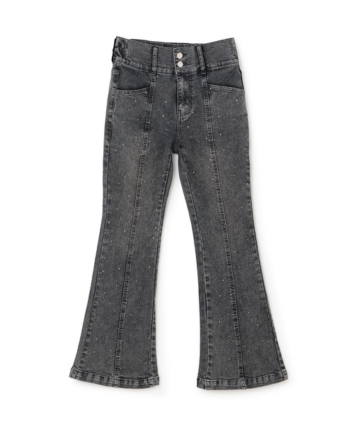 LOVETOXIC(ラブトキシック)の「【ストレッチ】キラキラフレアデニムパンツ(デニムパンツ・キッズ・グレー/ブルー・130cm/S:140cm/M:150cm/L:160cm)」の11枚目の写真