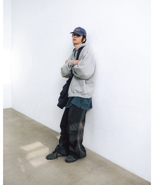 ANGLAN(アングラン)の「Parachute Wide Track Pants - Black(スウェットパンツ・メンズ・その他・ONE SIZE)」の6枚目の写真