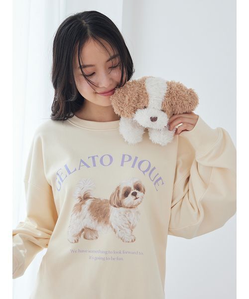 gelato pique(ジェラートピケ)の「お散歩ドッグぬいぐるみ(おもちゃ・レディース・ベージュ/オフホワイト/ブラウン・F)」の16枚目の写真