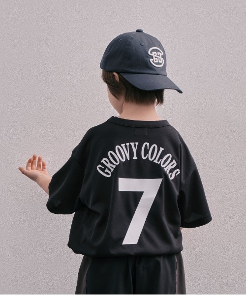 GROOVY COLORS(グルービーカラーズ)の「CoolMax Drawstring GC7 S/S Tee(Tシャツ/カットソー・キッズ・ブラック・145cm/135cm)」の4枚目の写真