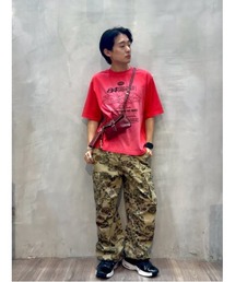 Desigual | ボタニカル カモ 総柄 カーゴパンツ(デニムパンツ)