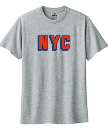 Ol' Basics（オール・ベーシックス） 半袖Tシャツ NYC ロゴ プリント 5.6オンス トップス カットソー レディース