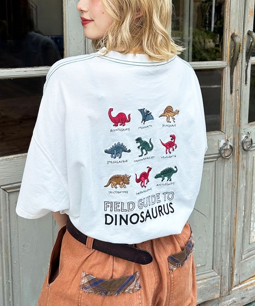 DOUBLE NAME｜ダブルネームのTシャツ/カットソー（ホワイト/白色系