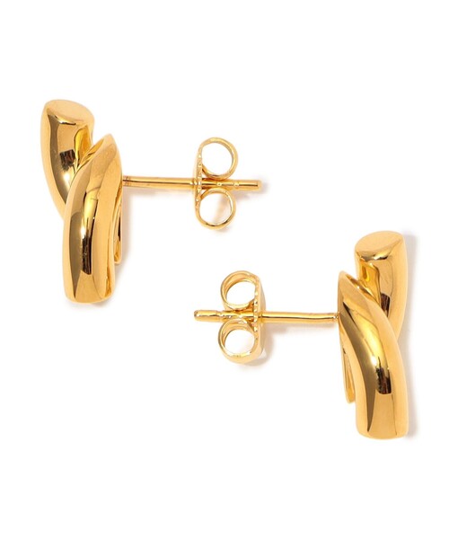 〈gold and bouncy 〉アンカイネズ　ガラスピアス両耳用/お値下げ JOSEPHINE STUDIO ROSESTUDS ピアス（ピアス（両耳用