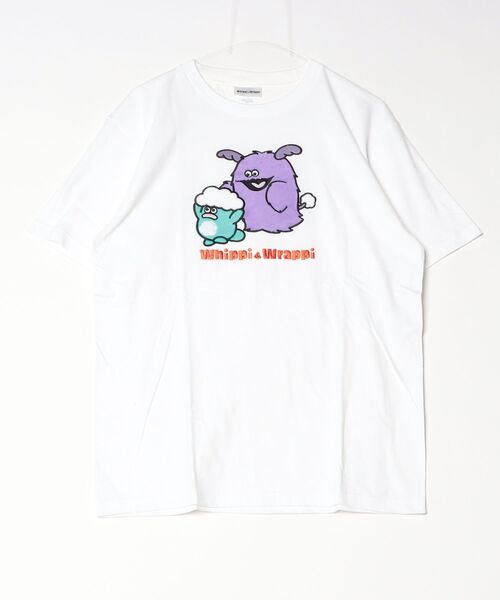 THE BAREFOOT(ベアフット)の「【 ホイッピ&ラッピ 】 Tシャツ WNI(Tシャツ/カットソー・レディース・ホワイト/ブラック・FREE)」の1枚目の写真